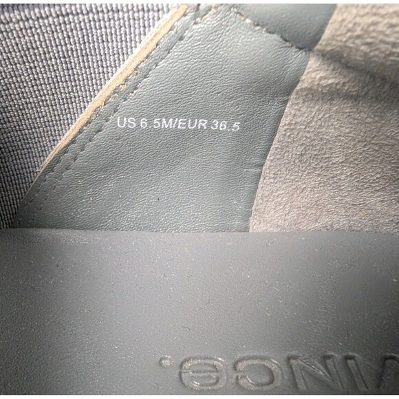 Vince Warren Platform Slip On Sneakers Size 6.5 Women's Gray Leather Suede - Picture 7 of 15